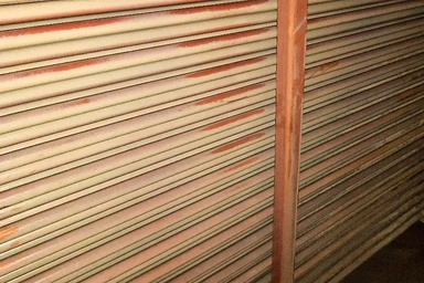 تصویر بعد از شستشوی آب شیرین کن حرارتی یا محلول میتره