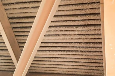 قبل از شستشوی شیمیایی ایرفن های پالایشگاه دهم با فوم پاشی میتره قبل از شستشوی شیمیایی ایرفن های پالایشگاه دهم با فوم پاشی میتره