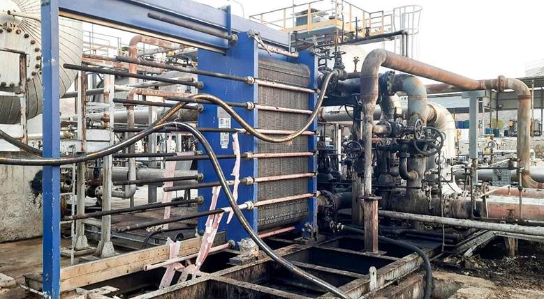 شستشوی شیمیایی مبدل های صفحه ای واحد نمک زدایی