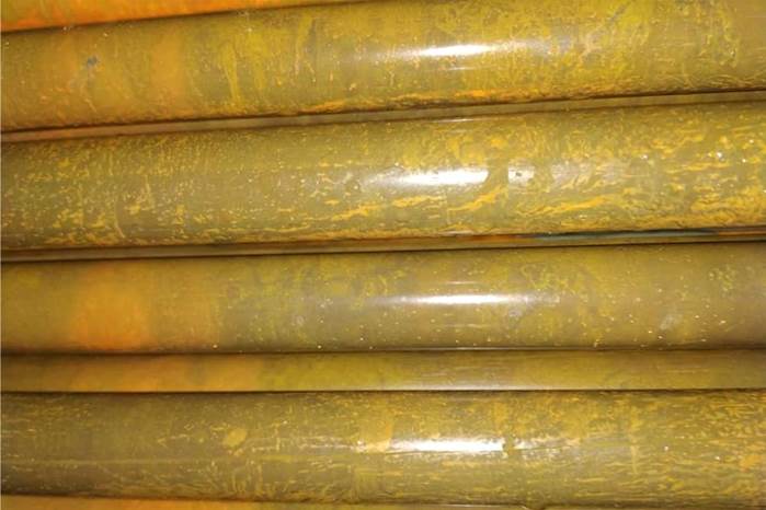 بعد از رسوب برداری و شستشوی شیمیایی آب شیرین کن MED بعد از رسوب برداری و شستشوی شیمیایی آب شیرین کن MED